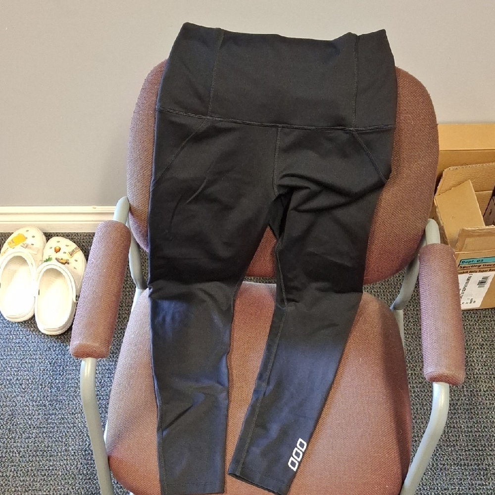 Lorna Jane Black Leggings with Logo Detail
